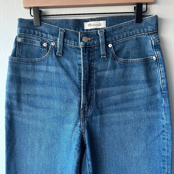 Madewell The Perfect Vintage Straight Leg Jean Size 27 Women's Medium Wash Denim - Picture 3 of 10